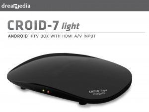 DREAMEDIA CROID 7 LIGHT ANDROID IPTV BOX - FUTURO LANÇAMENTO - 19/10/2015