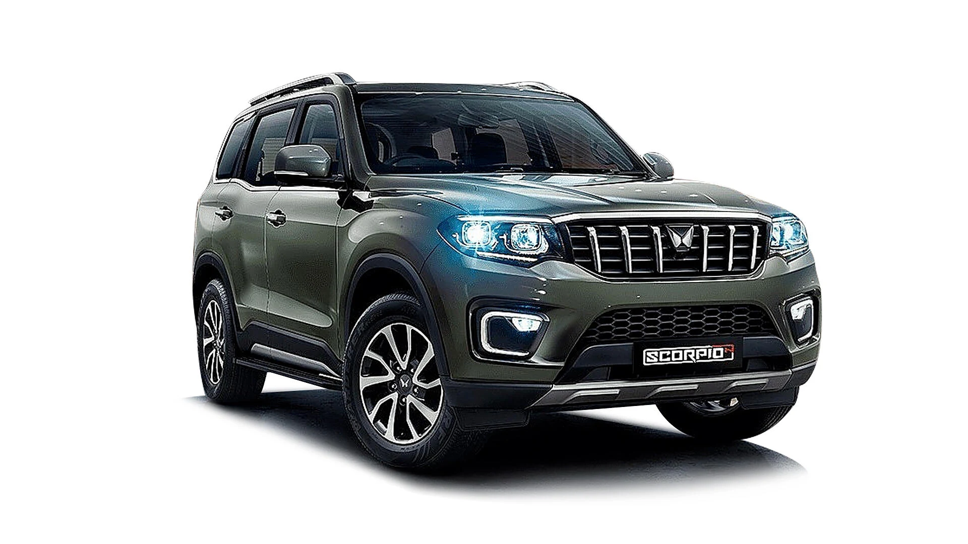 Mahendra scorpio n suv font look