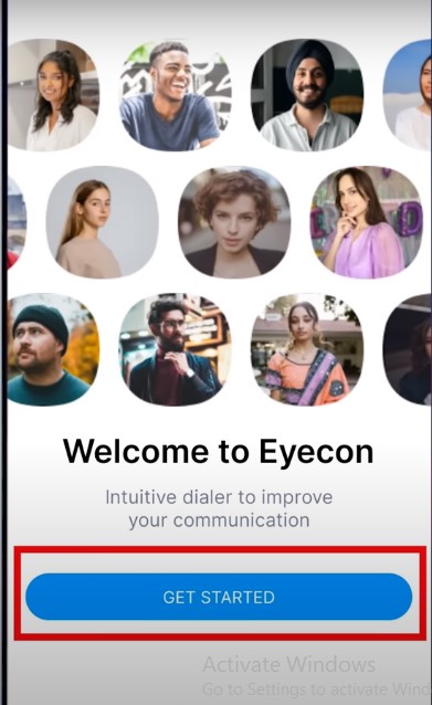 eyecone app get started