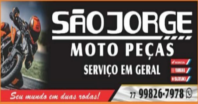 POÇÕES: Inauguração da Loja São Jorge Moto Peças acontece nesse sábado (29),passe lá confira os melhores preços e promoções de inauguração.