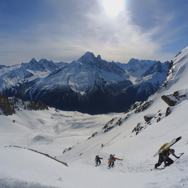 Ski Brèche de Bérard dans les Aiguilles Rouges