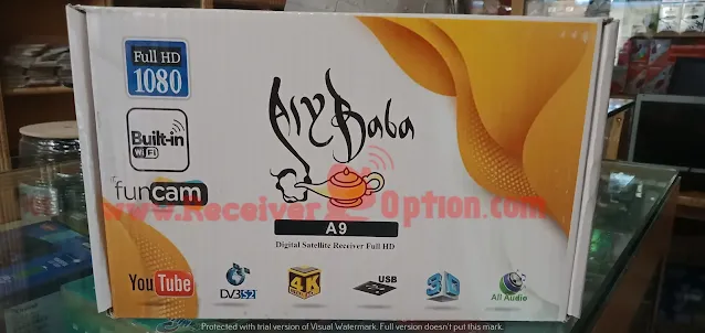 ALY BABA A9 BUILT IN WIFI HD RECEIVER NEW SOFTWARE V2.05 14 MARCH 2023