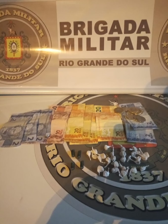 Homem é preso por tráfico de drogas na Vila Branca em Gravataí