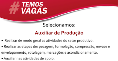 Vaga para Auxiliar de Produção em Porto Alegre