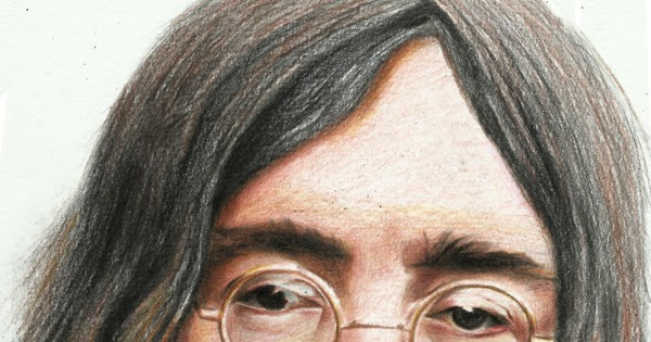 Menggambar Wajah John Lennon