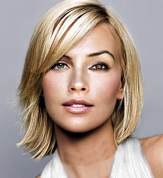 Short Layered Hairstyles For Round Faces