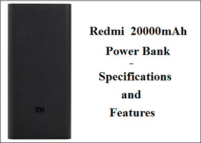 Redmi  20000mAh Li-Polymer Power Bank 2i (Sandstone Black) with 18W Fast Charging,  techgadgetguide.com