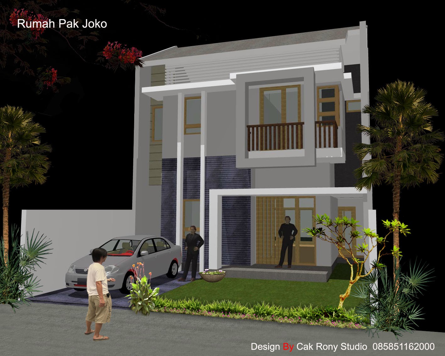 100 Desain Contoh Gambar  Rumah  Minimalis  Lantai  2  Modern 