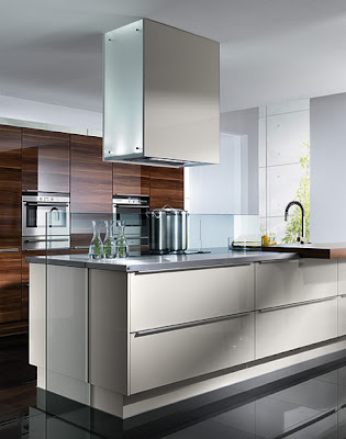 modern luxury kitchen design - stainless steel 