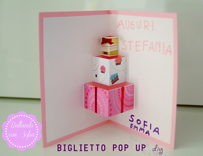 Ballando Con Sofia Biglietto Di Compleanno Pop Up Tutorial