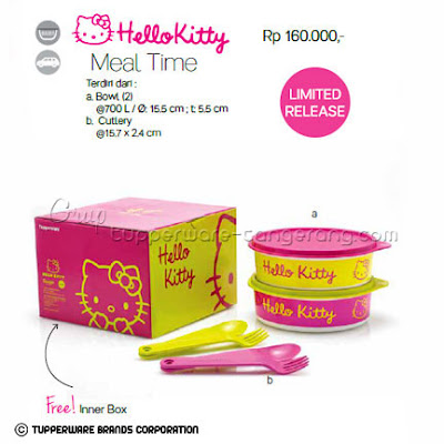 Hello Kitty Meal Time Promo Tupperware April 2016