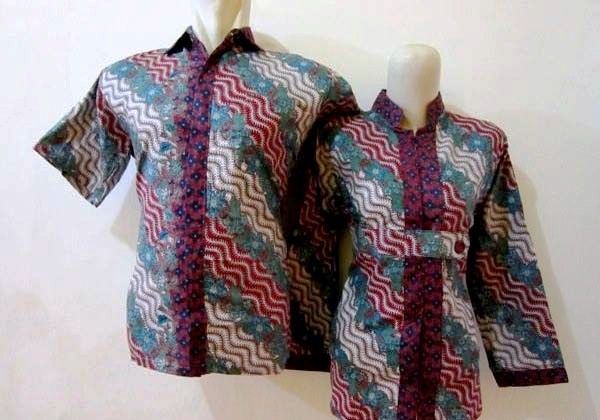  35 model  seragam  batik  guru modis dan polos modern 