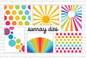 Sunny Studio Stamps: Introducing Sun Ray Die Set