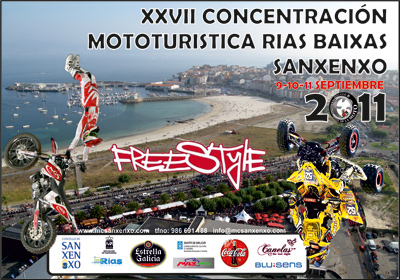 Propostas para a fin de semana 9,10 e 11 de Setembro: XXVII Concentración Internacional Moto Turística en Sanxenxo