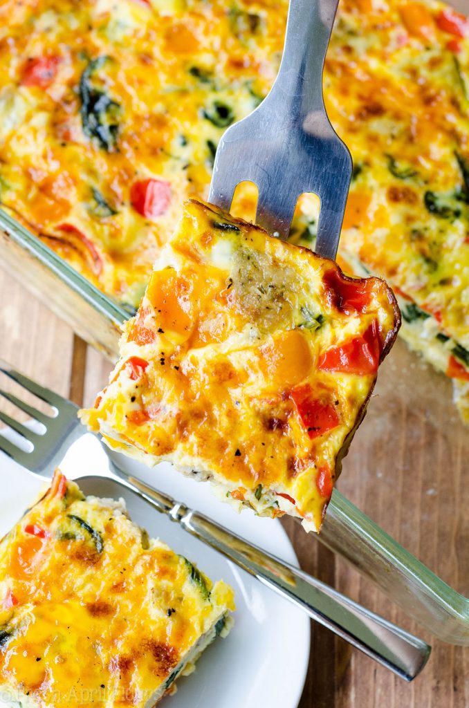 This overnight sausage, vegetable, and egg casserole can be frozen or made a day in advance for easy entertaining. Completely customizable and great for feeding a crowd!