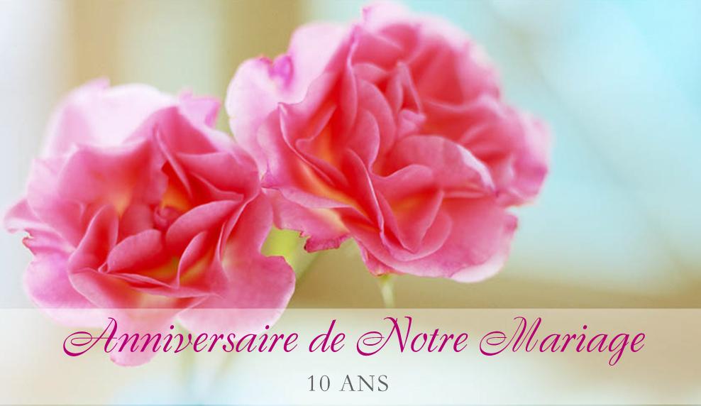 Cartes Anniversaire De Mariage 10 Ans