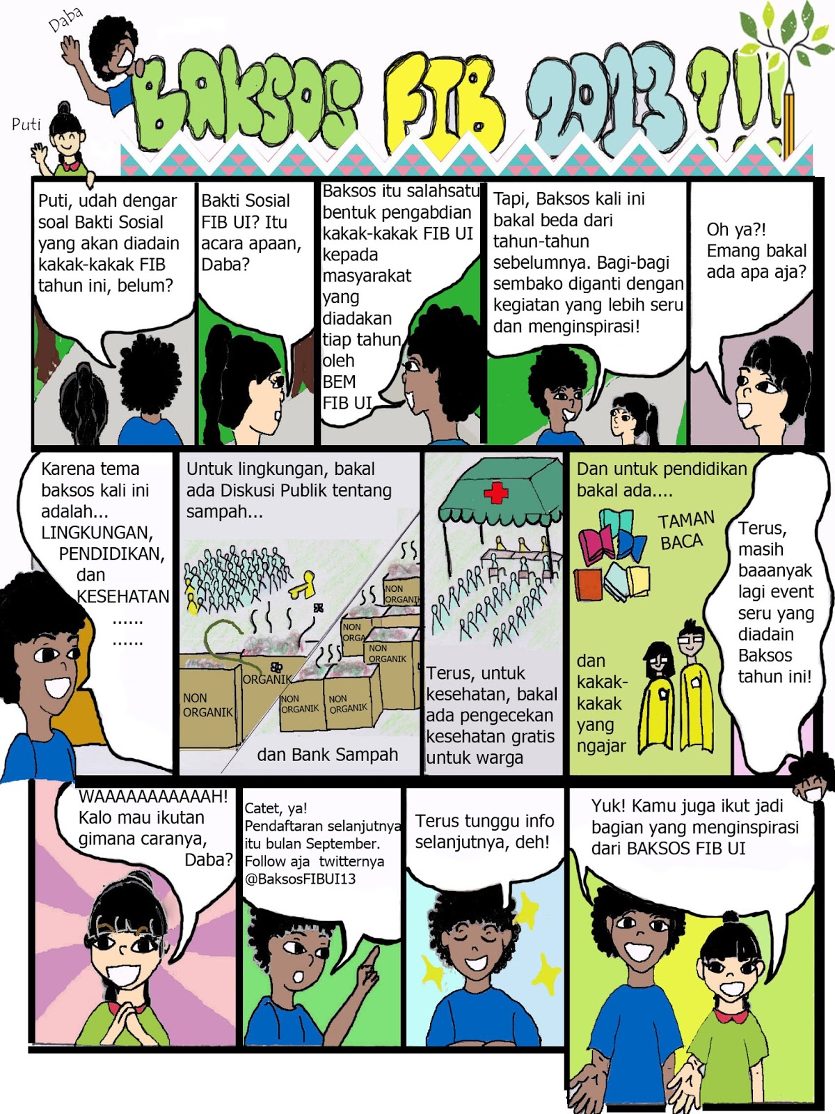 Komik Baksos FIB UI 2013 Baksos FIB UI 2013