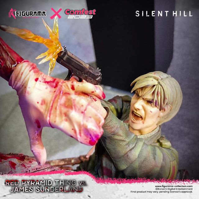 Silent Hill 2: Red Pyramid Thing vs James Sunderland Elite Exclusive statue (Figurama Collectors)