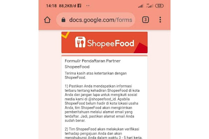 cara daftar driver shopee food