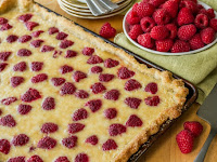 Raspberry Buttermilk Slab Pie Recipe