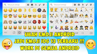 Cara Mengubah Emoji Android Menjadi Emoji IOS 13 Terbaru