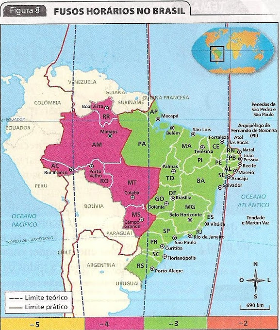 FUSOS HORÁRIOS NO BRASIL.