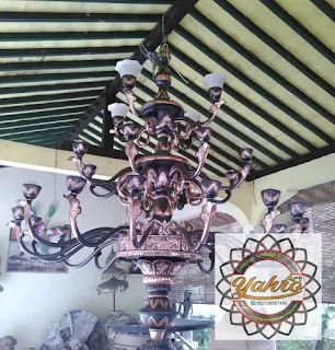 Lampu Gantung pendopo Lampu Tembaga