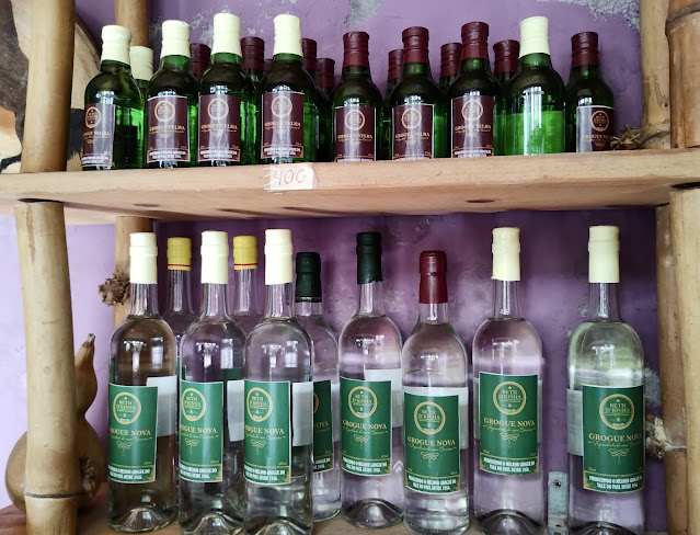 Grogue distillery and store in Eito, Santo Antão, Cape Verde