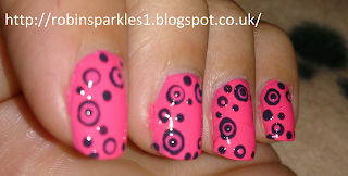 dotticure spots dots polkadots manicure pink grey blue