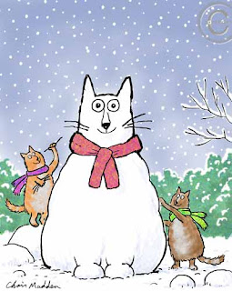 cat christmas cards