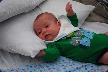 Hud enjoy a big boy pillow