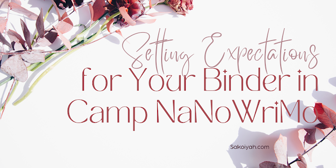 Setting Expectations for Your Binder in Camp NaNoWriMo