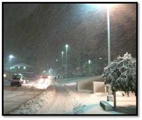 The nor'easter that hit New York after Hurricane Sandy