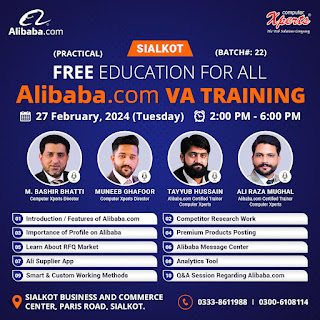 Join our Alibaba training Session For Batch #22 on 27th Feb, 2024 at (SBCC).