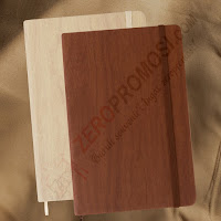 Souvenir wooden pu notebook