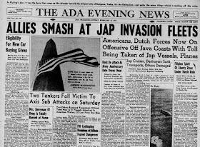 Ada Texas Evening News, 22 February 1942, worldwartwo.filminspector.com