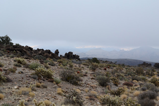 some distant shrouded mountains