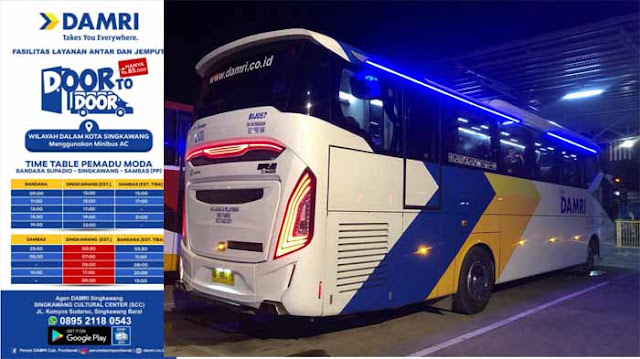 Damri Pontianak Singkawang: Rute, Harga Tiket & Jadwalnya