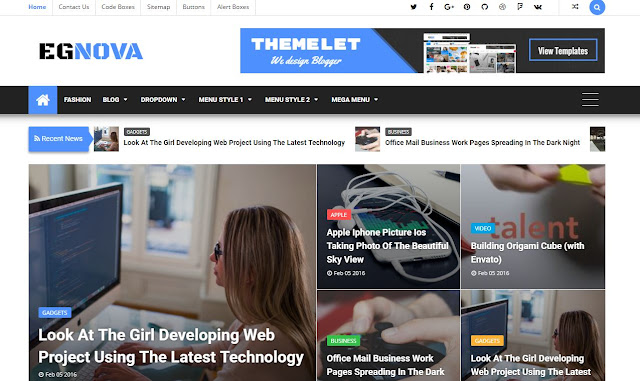 Top 5 Responsive Blogger Template free download