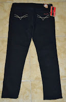Jual Celana Jeans Wanita Logo Stripe Pocket