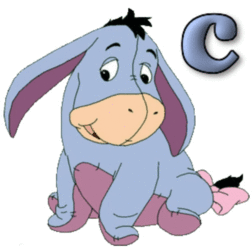 Abecedario de Igor de Winnie the Pooh.