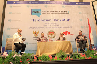 Forum Merdeka Barat 9, target KUR 60%, Indonesia Maju, Perekonomian Mikro, Optimis Maju dengan Kredit Usaha Rakyat