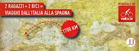 cycling travel exploration from Fano - Italy - to Seville - Spain 