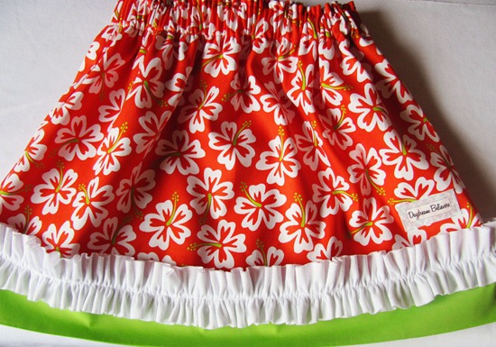 Custom Luau Skirt: Skirt of the Month Club 2012: Daydream Believers