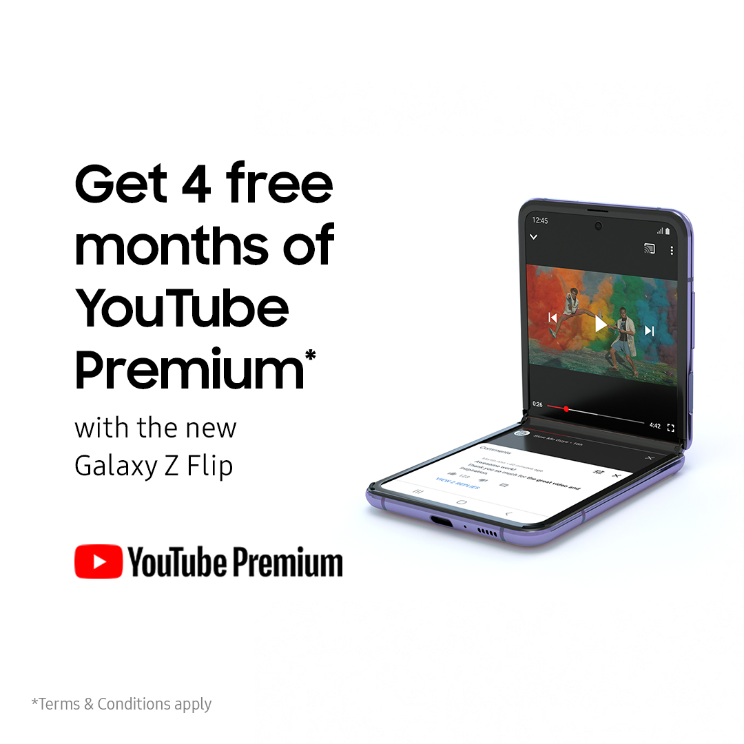 Free Youtube Premium from Samsung 