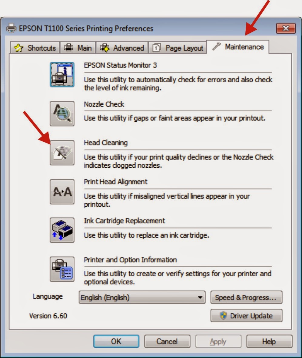 Epson T60 Head Cleaning Software Free Download