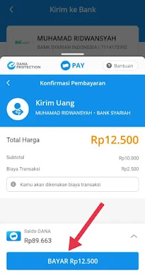 Cara kirim uang dari DANA ke BSI