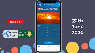 My Telenor Quiz 22-06-2020