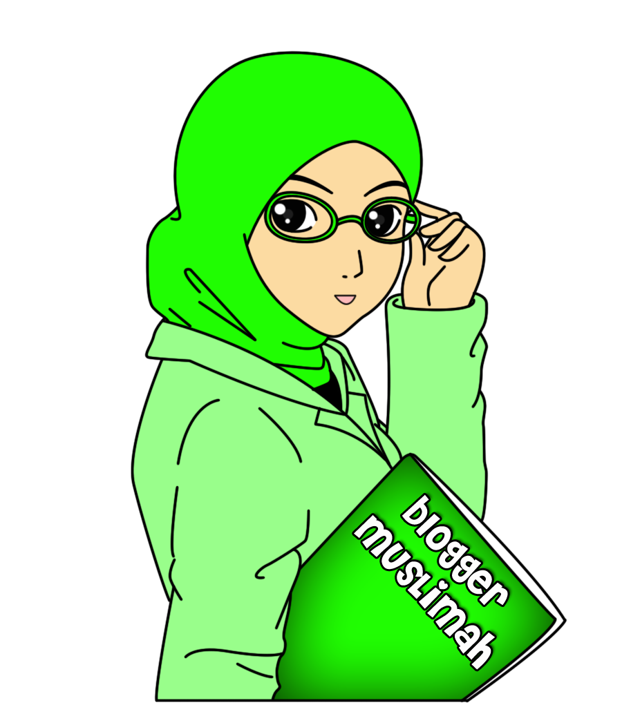  Kartun  Muslimah  Kacamata  Gambar Kartun 