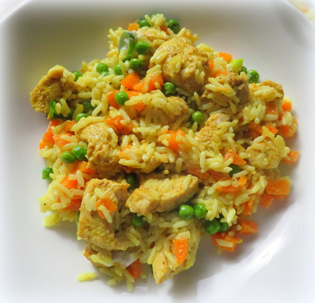 Curried Chicken & Coconut Rice Casserole